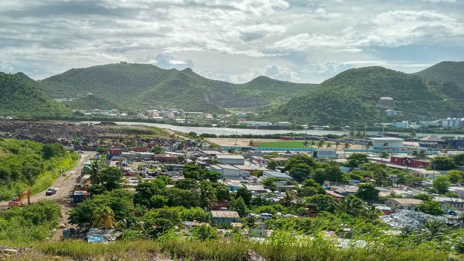 Residents and businesses next to the landfill in the process of being relocated to support improvements in local solid waste management