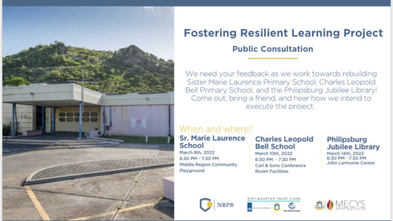 Public consultation session Sr. Marie Lawrence School