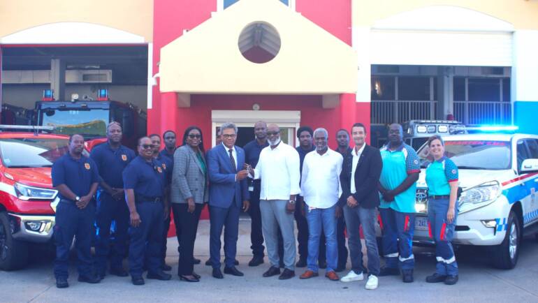 New Emergency Vehicles Strengthen Sint Maarten’s Disaster Response