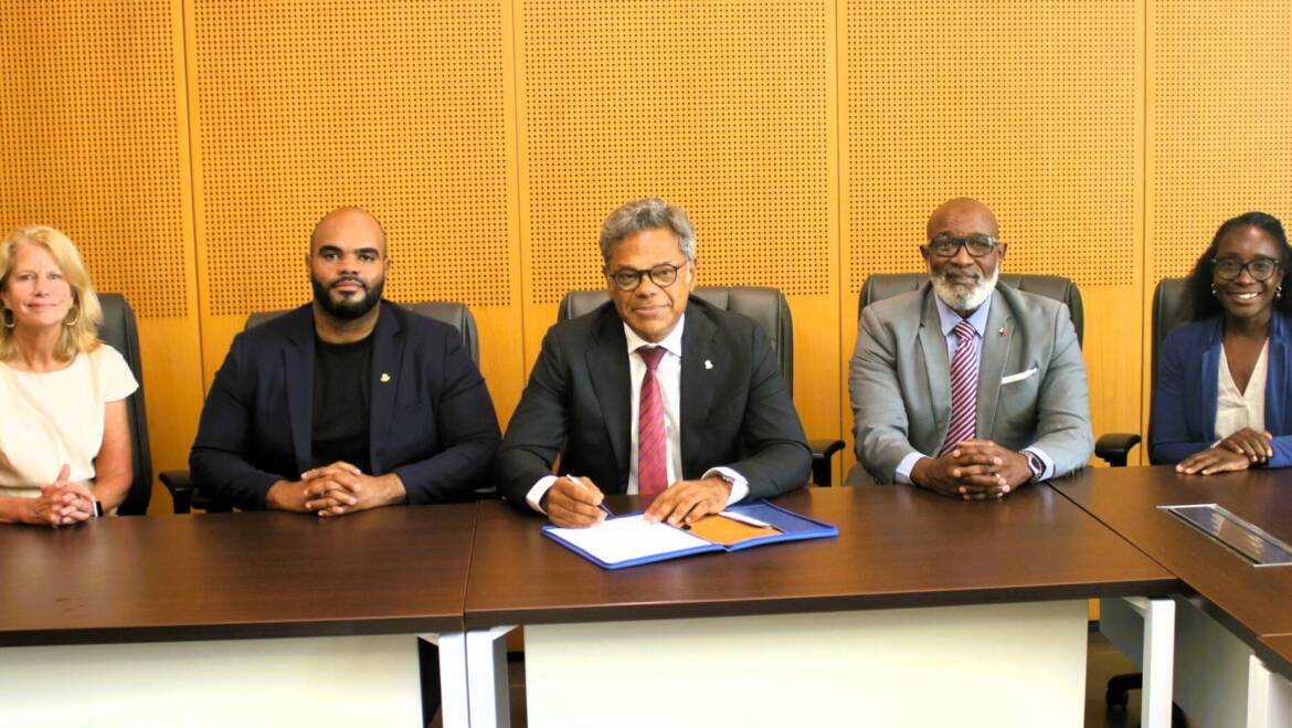 Agreement Signed for Sint Maarten Wastewater Management Project – Implementation Set to Begin